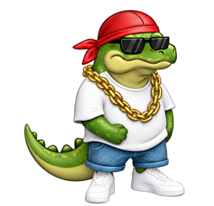 Крокодил Cracky - талисман MyCracky